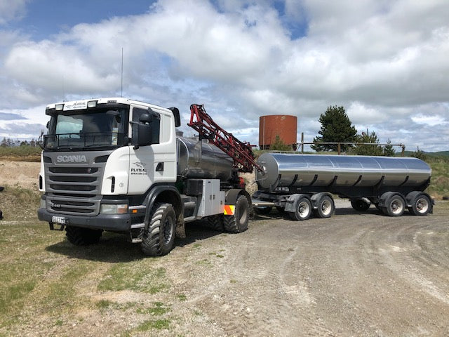 plateaue sprayers tanker